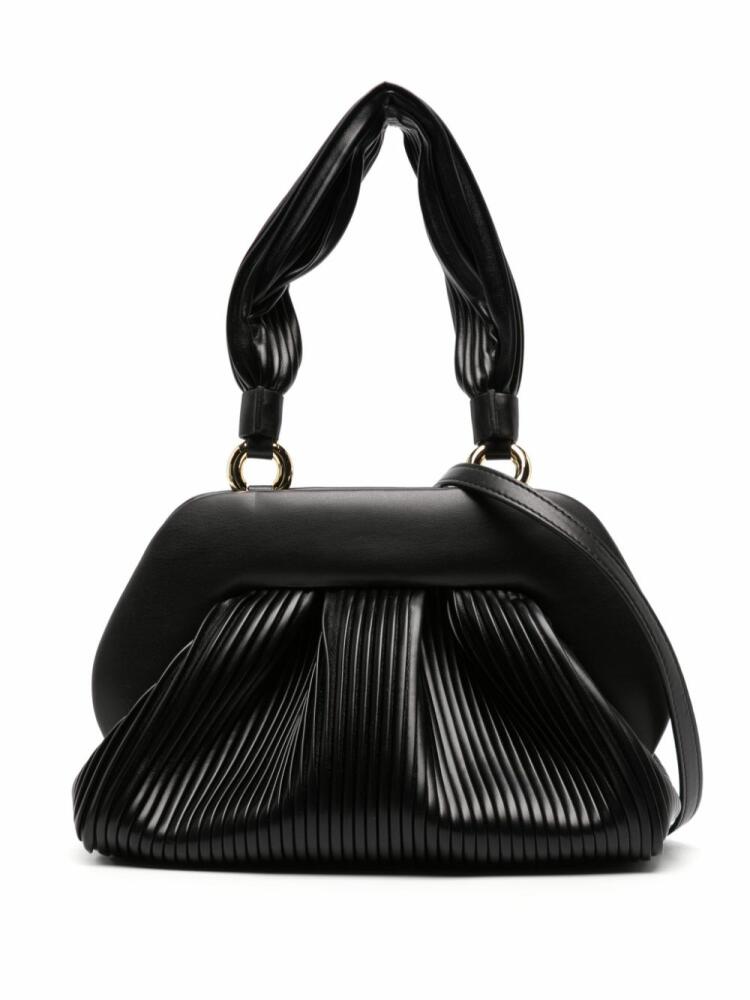 Themoirè Tia plissé tote bag - Black Cover