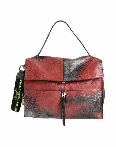 Rǝbelle Woman Handbag Brick red Cow leather Cover