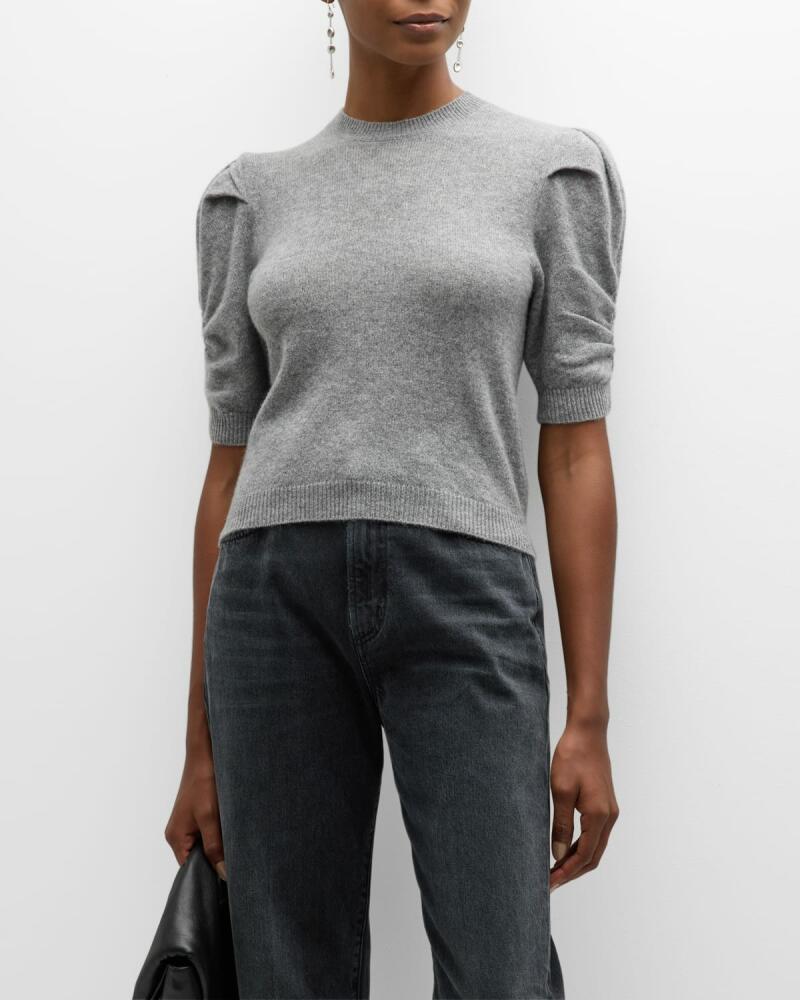 FRAME Ruched Cashmere Sweater Cover