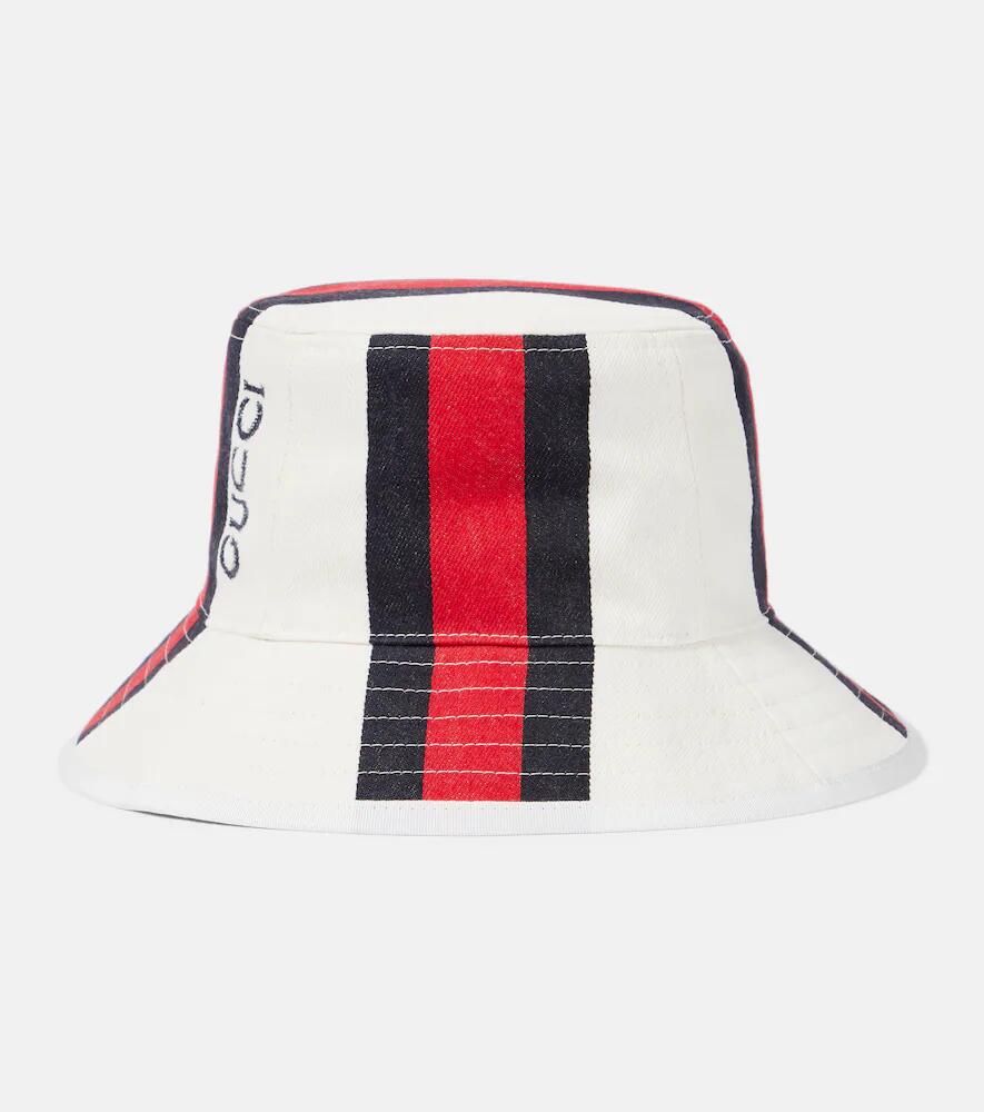 Gucci Logo cotton canvas bucket hat Cover