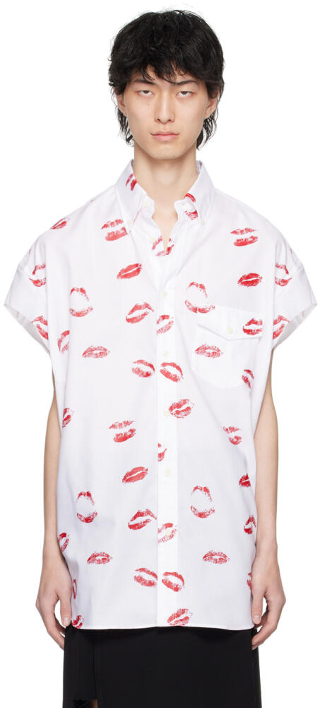 TAKAHIROMIYASHITA TheSoloist. White Lip Shirt Cover