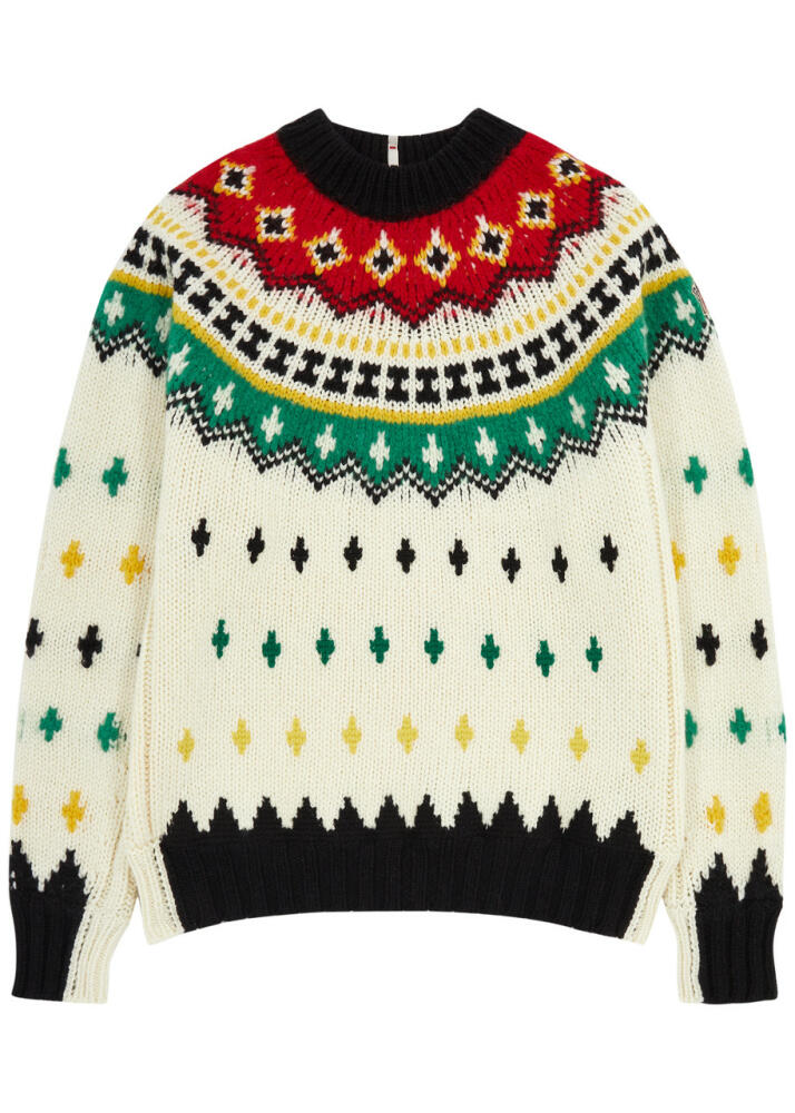 Moncler Grenoble Fair Isle Wool-blend Jumper - Cover