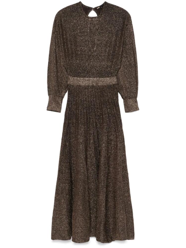 Maje knitted maxi dress - Brown Cover