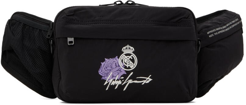 Y-3 Black Real Madrid Edition Crossbody Belt Bag Cover