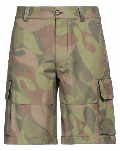 Marni Man Shorts & Bermuda Shorts Acid green Cotton, Polyester Cover