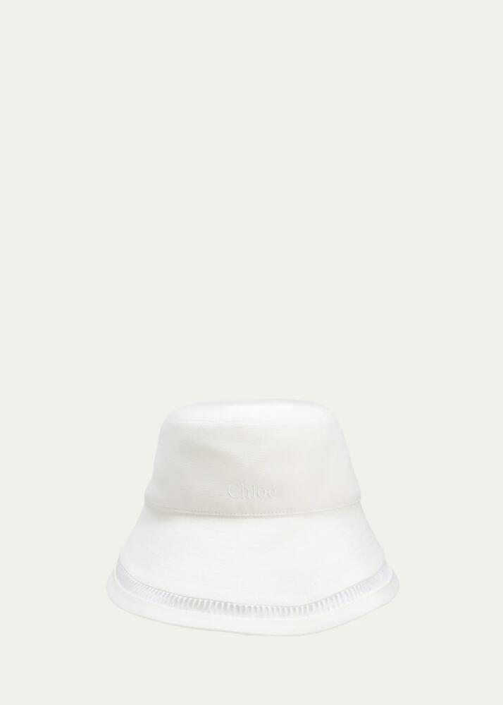 Chloe x High Summer Logo Embroidered Bucket Hat Cover