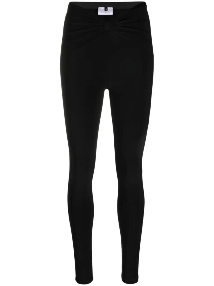 Alchemy x Lia Aram gathered-detail leggings - Black Cover