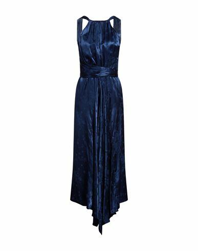 Sabina Musáyev Woman Midi dress Navy blue Viscose, Rayon Cover