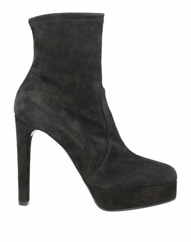 Casadei Woman Ankle boots Black Leather Cover