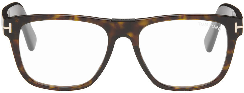 TOM FORD Brown Square Glasses Cover