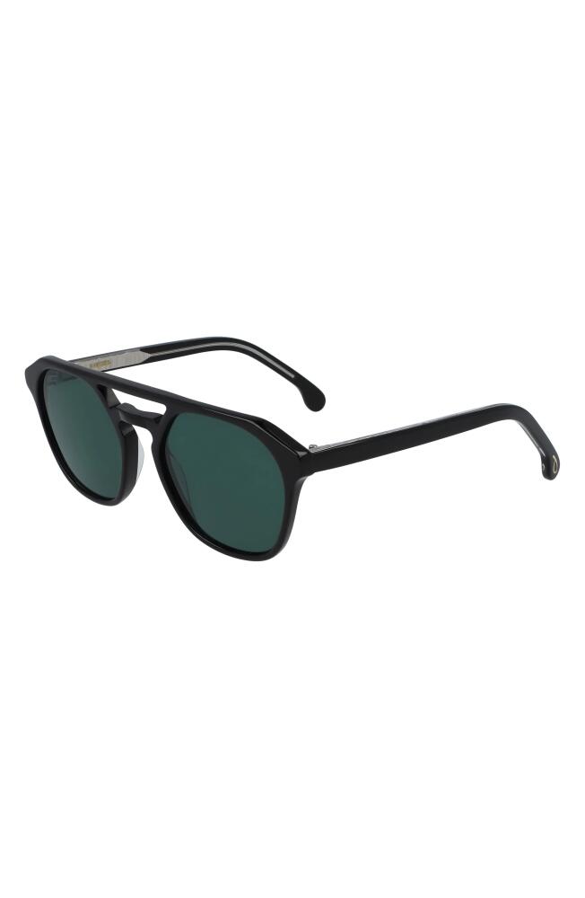 Paul Smith Barford 52mm Aviator Sunglasses in Black Ink Cover