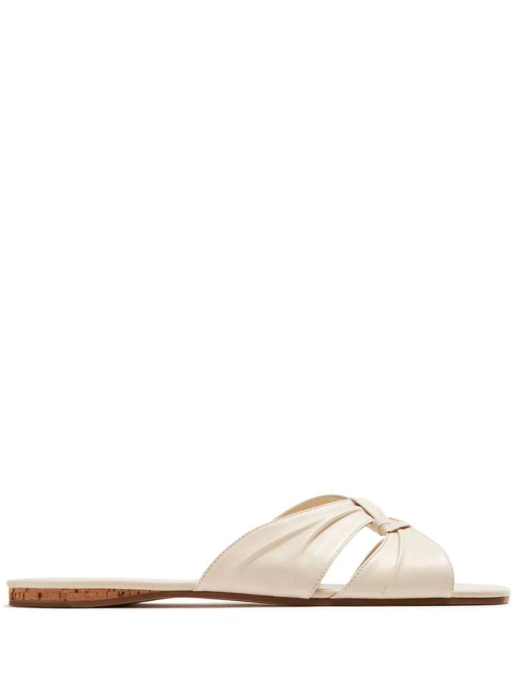 The Row Soft Knot slides - Neutrals Cover