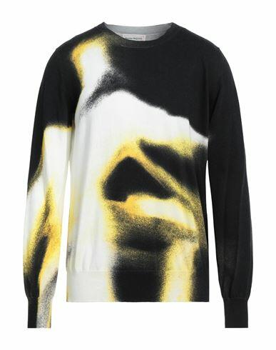 Alexander Mcqueen Man Sweater Black Cotton Cover