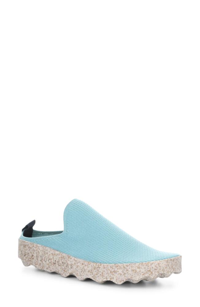 Asportuguesas by Fly London Clog in Aqua/Milky S Cafe Cover