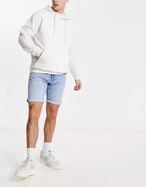 Tommy Jeans scanton denim shorts in light wash blue Cover