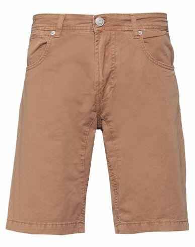 Gaudì Man Shorts & Bermuda Shorts Brown Cotton Cover