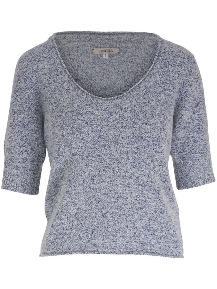 Dorothee Schumacher scoop neck knit top - Blue Cover