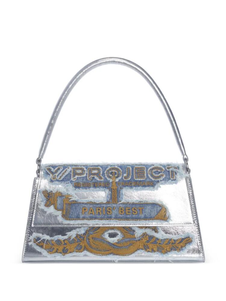 Y/Project Paris' Best metallic shoulder bag - Grey Cover