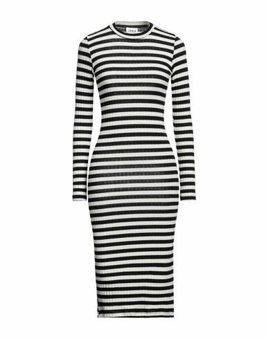 Berna Woman Midi dress Ivory Polyester, Viscose, Elastane Cover