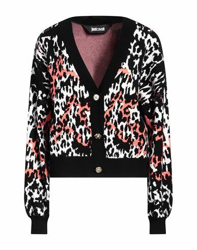 Just Cavalli Woman Cardigan Salmon pink Viscose, Polyester Cover