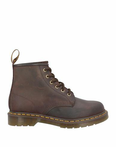 Dr. Martens Woman Ankle boots Dark brown Leather Cover