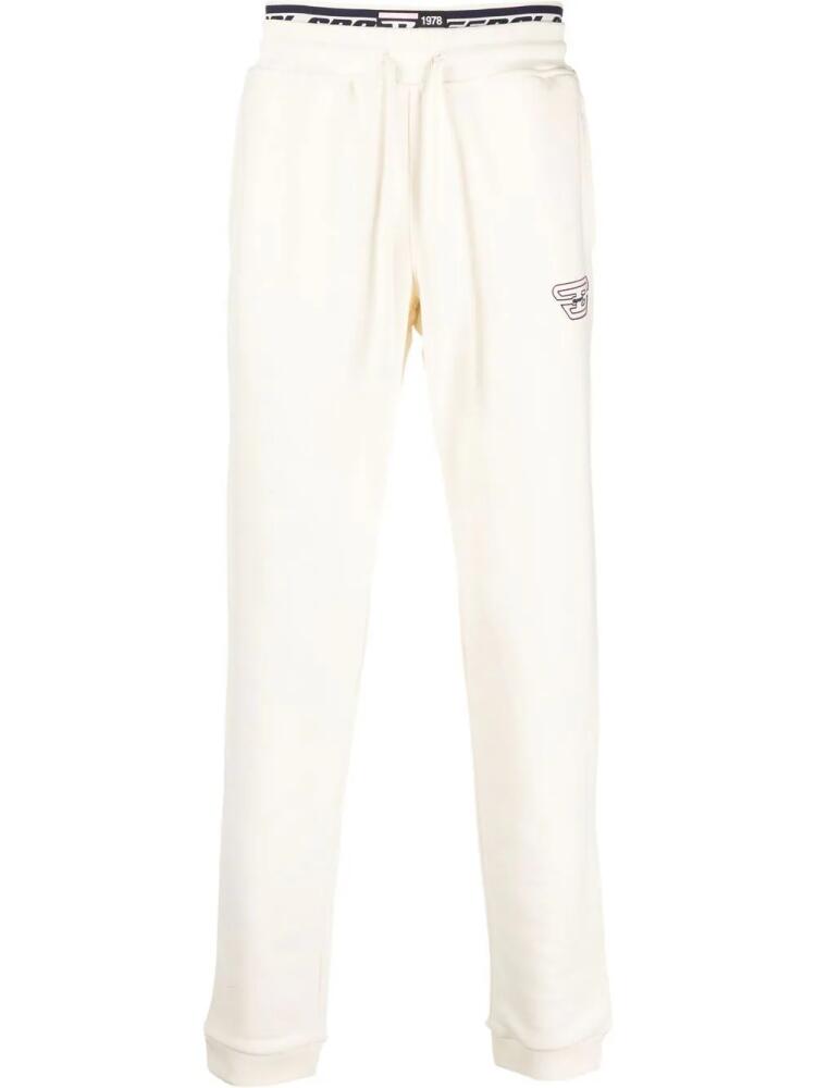 Diesel Oryann logo-print track pants - Neutrals Cover