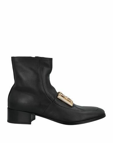 Dolce & gabbana Man Ankle boots Black Leather Cover