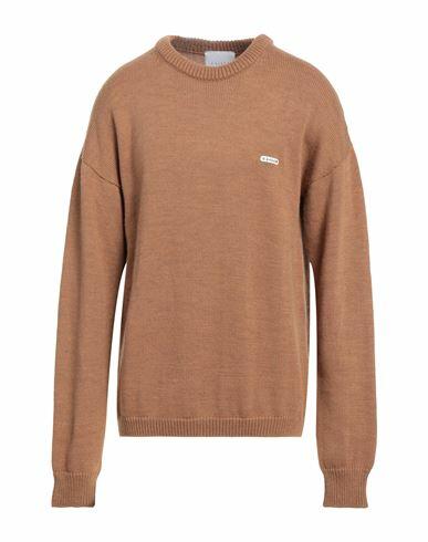 Gaëlle Paris Man Sweater Camel Acrylic, Polyester Cover