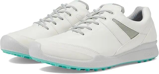 ECCO Golf Biom Golf Hybrid Hydromax Golf Shoes (White/Concrete) Women's Shoes Cover