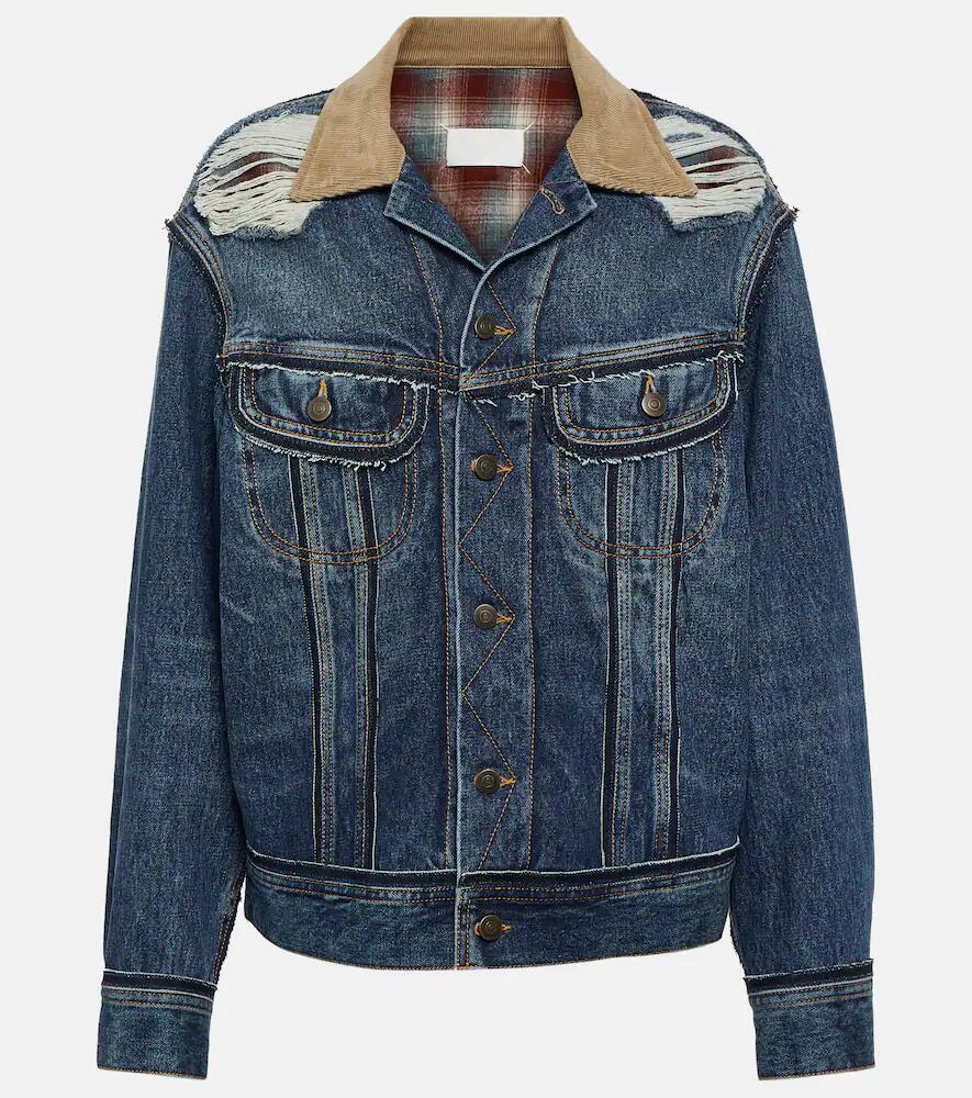 Maison Margiela x Pendleton distressed denim jacket Cover