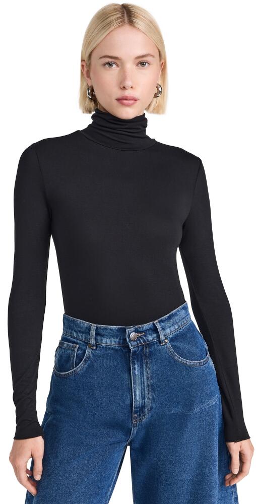 Splendid Bamboo Turtleneck Black Cover