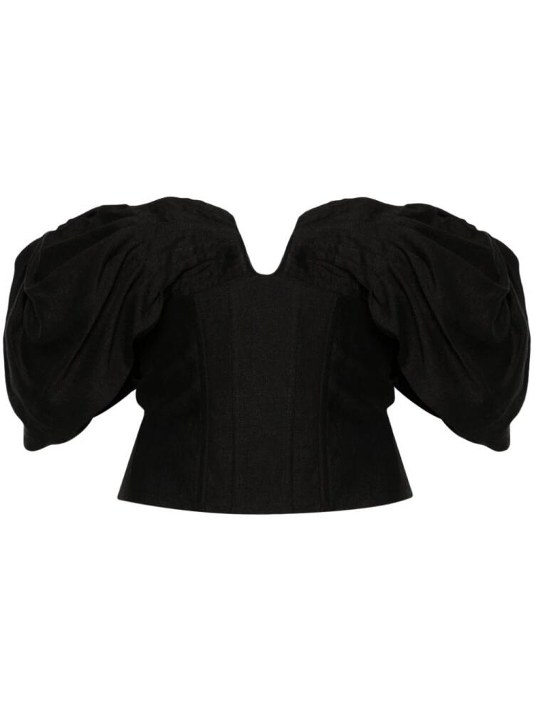 Cult Gaia Samantha off-shoulder top - Black Cover