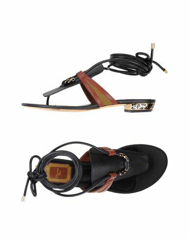 Dior Woman Thong sandal Black Soft Leather Cover