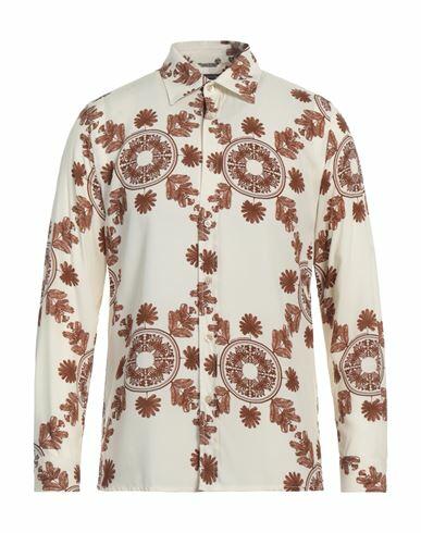 Daniele Alessandrini Man Shirt Beige Cotton Cover