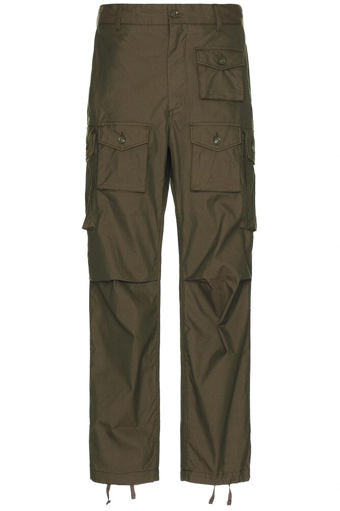 Engineered Garments Fa Pant in Green Cover