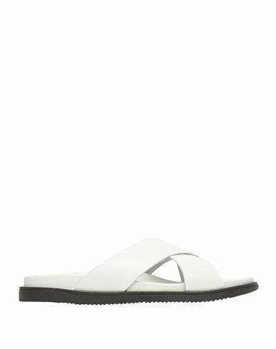 8 By Yoox Man Sandals White Soft Leather Cover