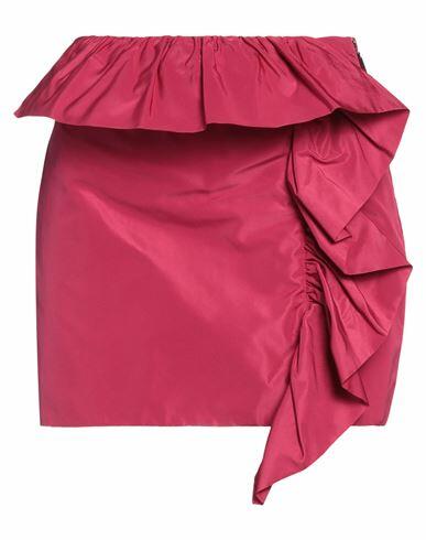 Msgm Woman Mini skirt Fuchsia Polyester Cover