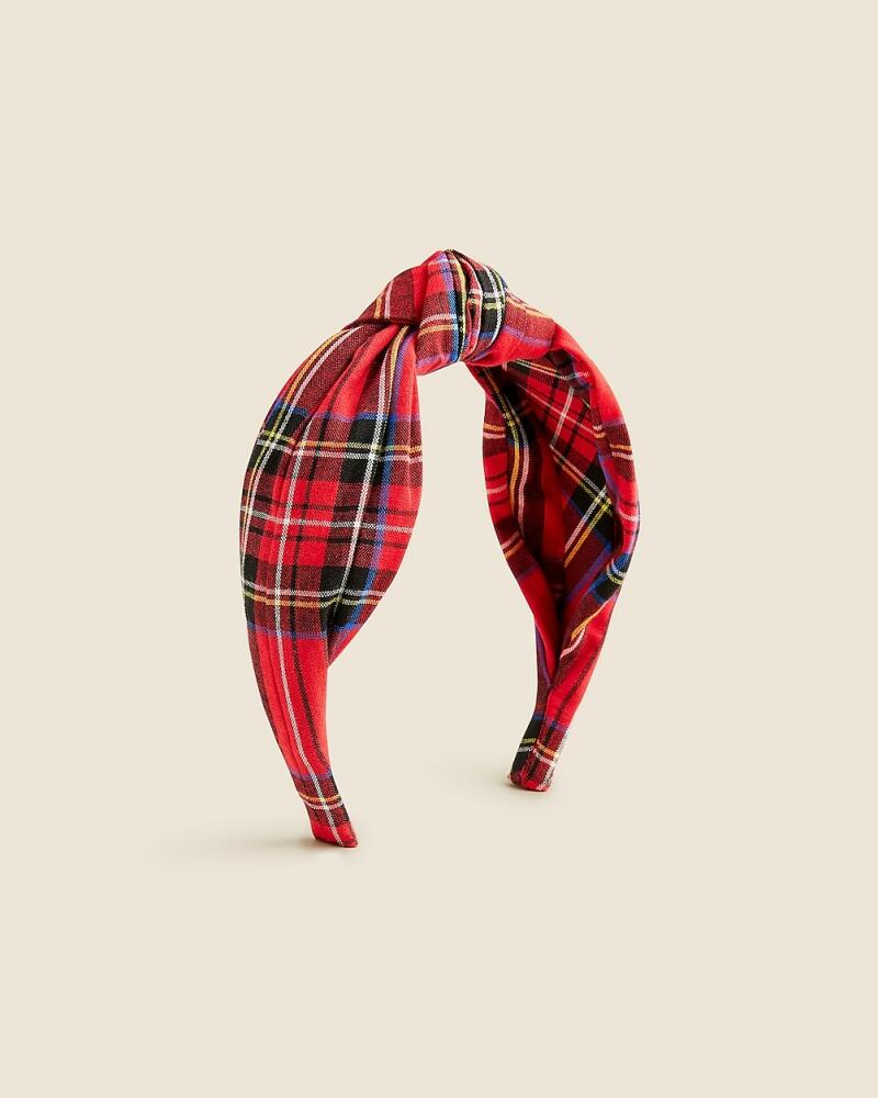 J.Crew Tartan knot headband Cover