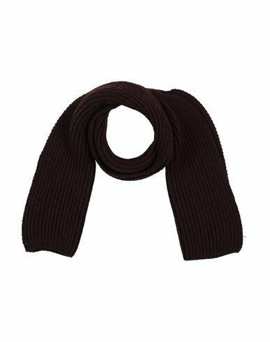 Grey Daniele Alessandrini Man Scarf Dark brown Wool Cover