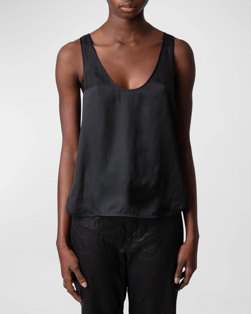 Zadig & Voltaire Carys Satin Tank Top Cover