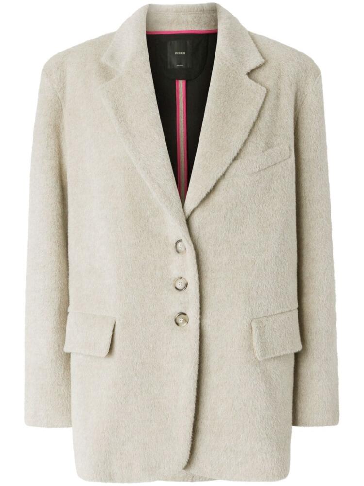 PINKO alpaca-blend blazer - Neutrals Cover