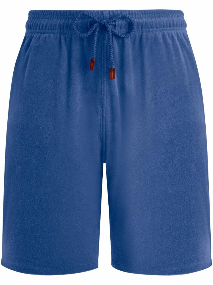 Vilebrequin Terry patch pocket shorts - Blue Cover