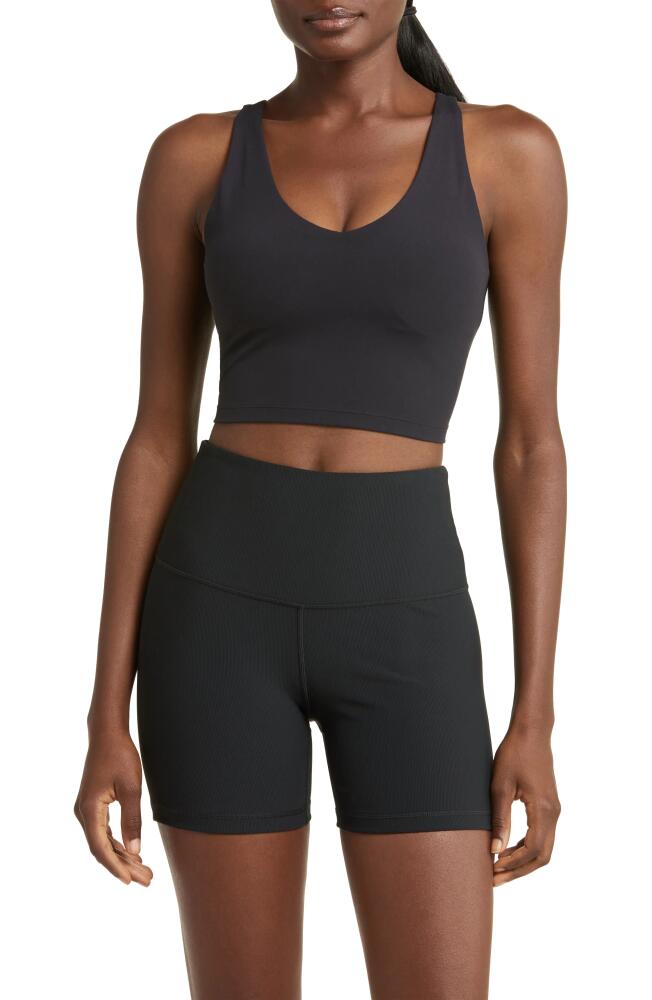 Zella Studio Luxe Crop Tank in Black Cover