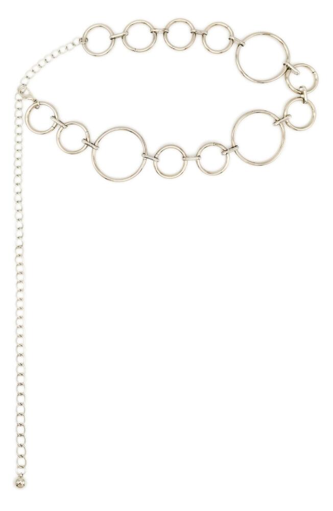 Petit Moments Circle Chain Belt in Silver Cover