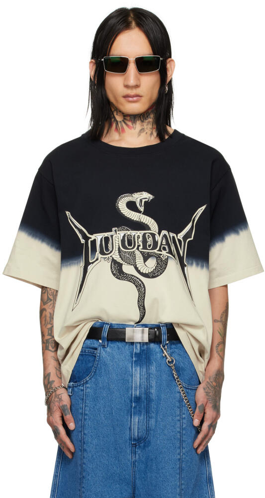 LU'U DAN Black & Off-White Metal Head T-Shirt Cover