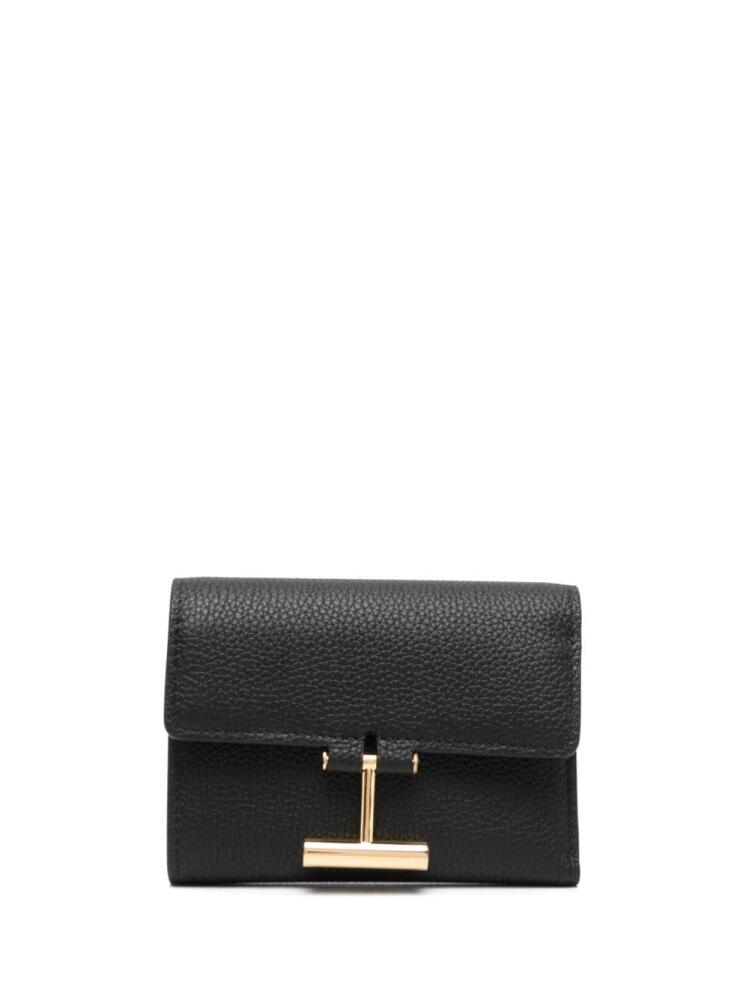 TOM FORD Tara leather wallet - Black Cover