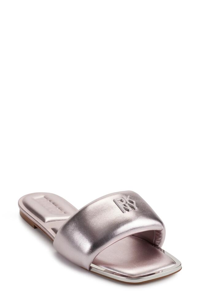 DKNY Slide Sandal in Dusty Rose Cover