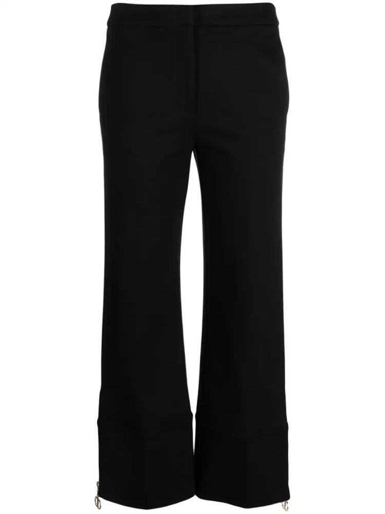 TWINSET cropped flared trousers - Black Cover