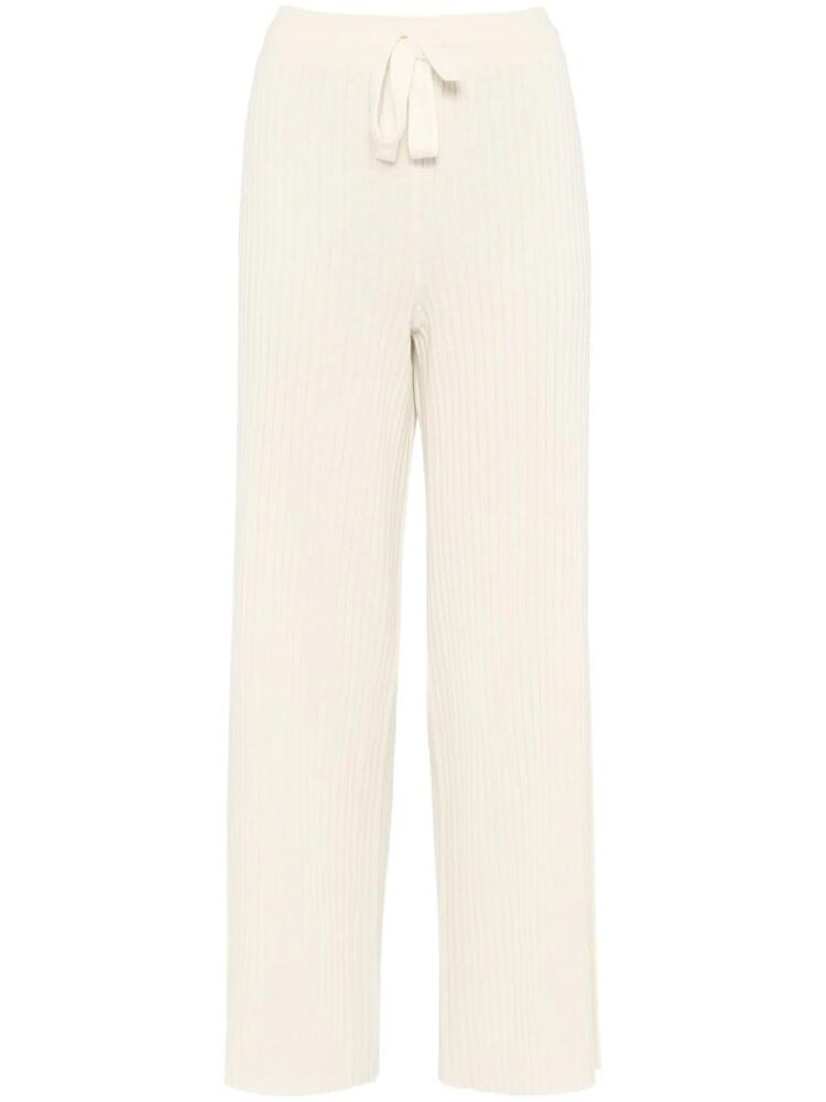 ERES Rieur ribbed-knit trousers - White Cover