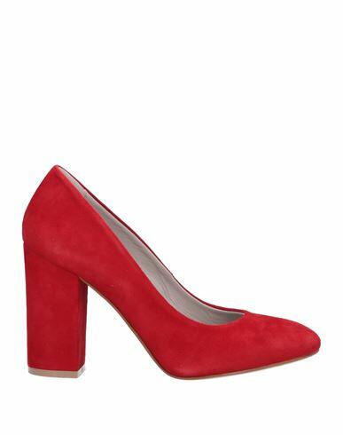 Cafènoir Woman Pumps Red Soft Leather Cover